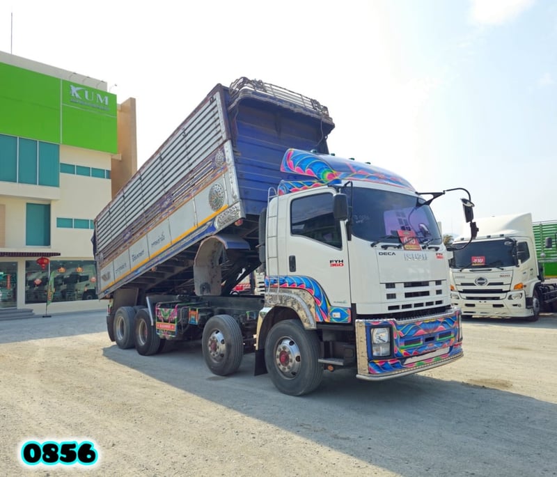 12 ล้อดั้มพ์เกษตร ISUZU FYH  360 แรงม้า ปี 2555 (0856)