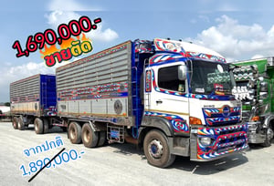 สิบล้อดั้มพ์ HIINO FM1A 344 แรง ปี61 หางดั้มพ์ สามเพลา อู่เดอะฟินิกซ์  ปี61  (3362,3363)