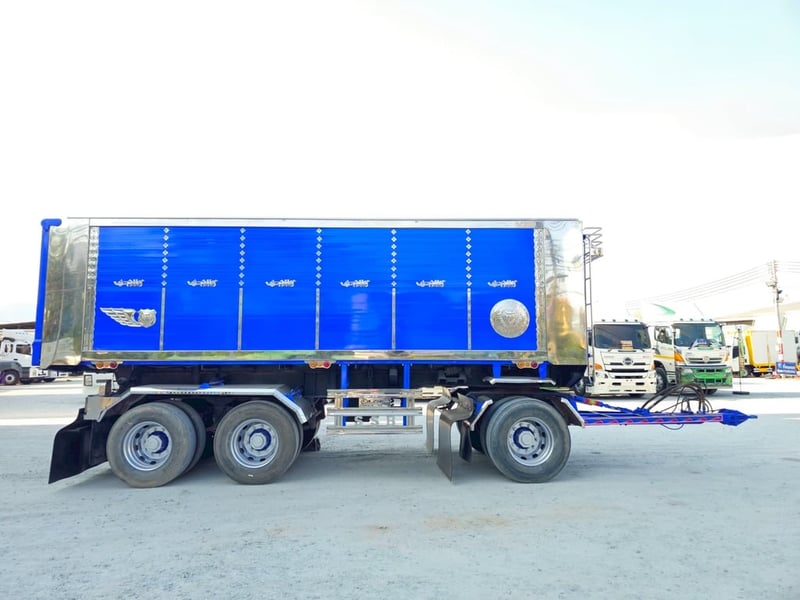 ✔️ หางดั้มพ์ สามเพลา ✔️ อู่ ส.สมบัติ ปี 2566 (5237)