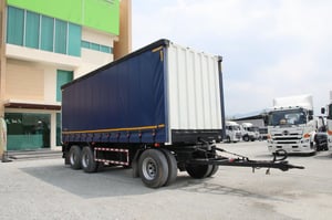 หางตู้ผ้าใบ สามเพลา อู่ สามมิตร ปี 2567 (5507)