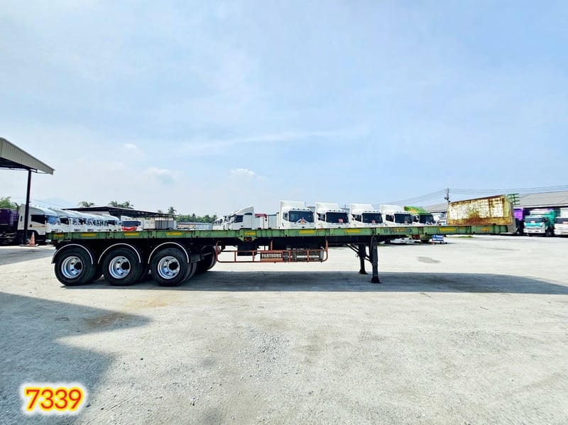 🇨🇷 หางพื้นเรียบ สามเพลา อู่ BPT ปี 2558 (7339) 🇨🇷 หางพื้นเรียบ สามเพลา อู่ BPT ปี 2558 (7339)