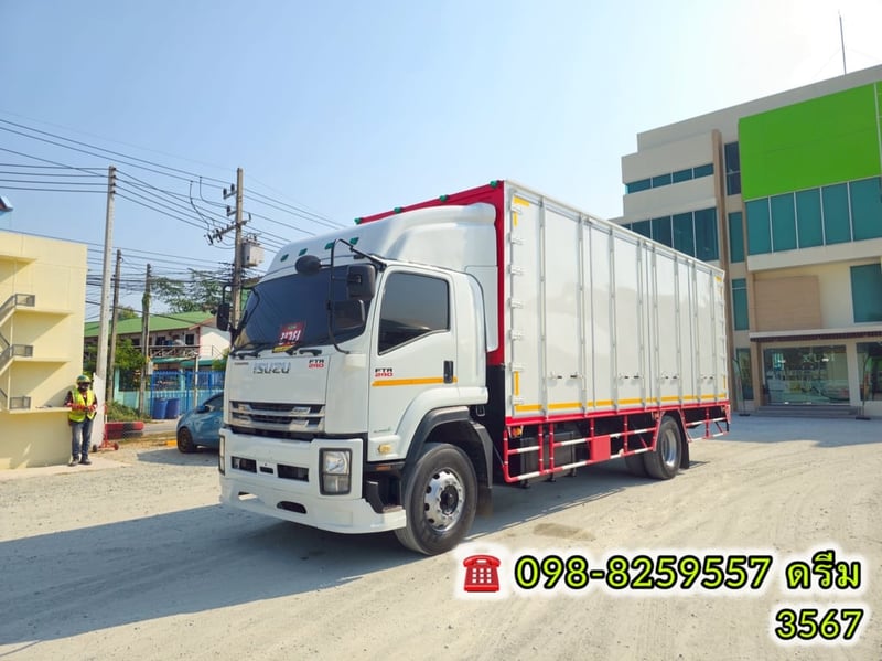 💥 ￼หกล้อตู้สิบบาน ISUZU FTR 240 แรง ปี2564 (3547)