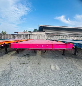 🔥#หางพื้นเรียบ สามเพลา อู่ เดอะซัน  ปี 2565  (0376)