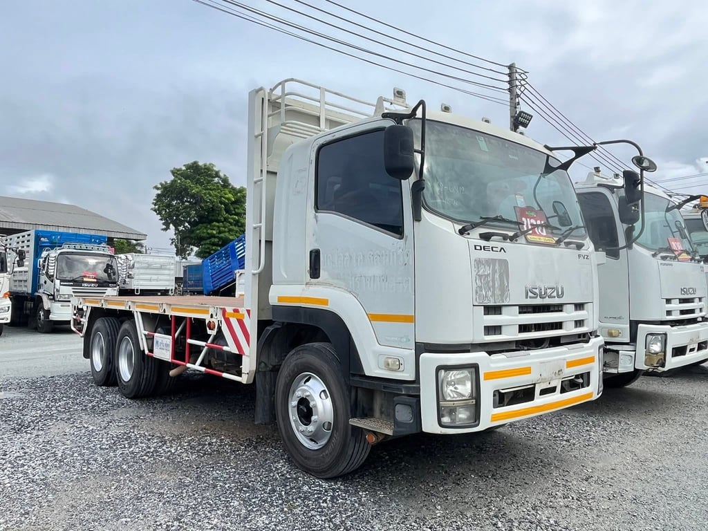 #สิบล้อพื้นเรียบ ISUZU FVZ 300แรง (0812)