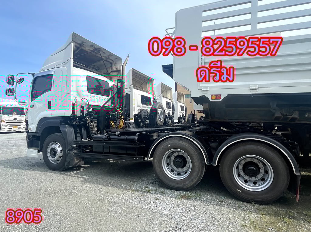 ‼️  สิบล้อหัวลาก ISUZU GXZ 360 แรง ปี 2560  (8905)