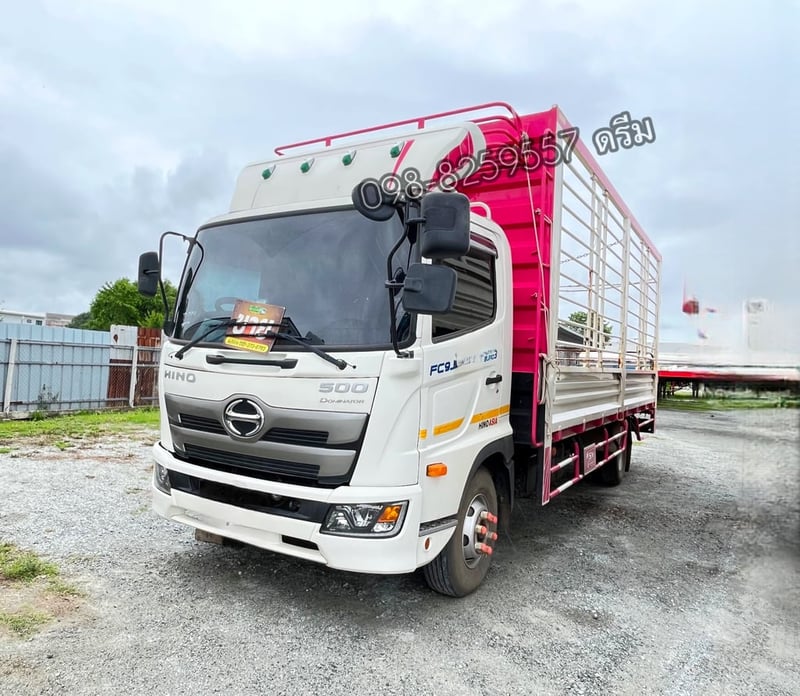 หกล้อคอก เปิดข้าง HINO FC9J 210 แรง ปี66 อู่สมยศ (0874) หกล้อคอก เปิดข้าง HINO FC9J 210 แรง ปี66 อู่สมยศ (0874)