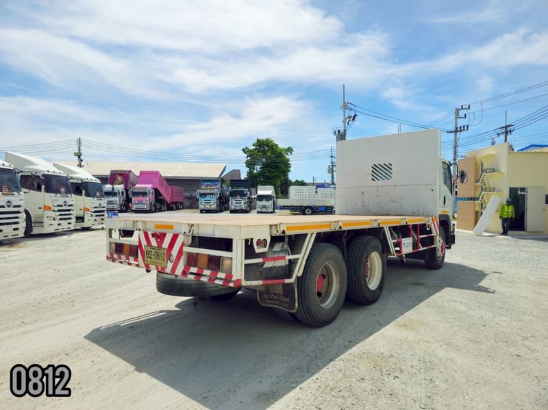 ‼️สิบล้อพื้นเรียบ ISUZU FVM 240แรง ปี 2557 (0812)