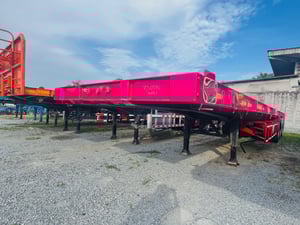 🔥#หางพื้นเรียบ สามเพลา อู่ เดอะซัน  ปี 2565  (0376)