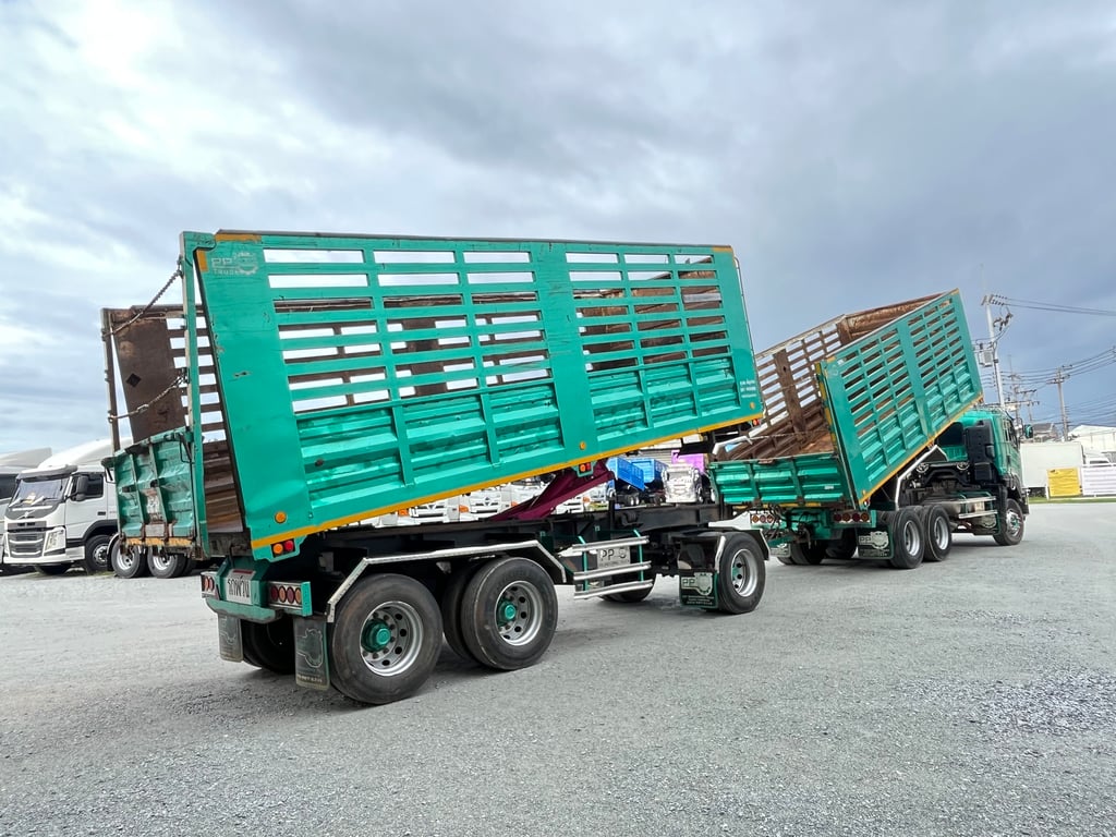 สิบล้อดั้มพ์ ISUZU FXZ 360 แรง ปี 2566,หางดั้มพ์ สามเพลา อู่ พีพีเอ็นเจเนริ่ง ทรัค ปี 2566 (4795,4796) สิบล้อดั้มพ์ ISUZU FXZ 360 แรง ปี 2566,หางดั้มพ์ สามเพลา อู่ พีพีเอ็นเจเนริ่ง ทรัค ปี 2566 (4795,4796)