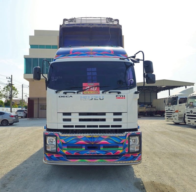12 ล้อดั้มพ์เกษตร ISUZU FYH  360 แรงม้า ปี 2555 (0856)