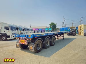 🇨🇷 หางพื้นเรียบ สามเพลา อู่ RCK ปี 2565 (5249)