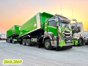 💚 สิบล้อดั้มพ์ISUZU FXZ 360 แรง ปี 2565 (2868,2869)