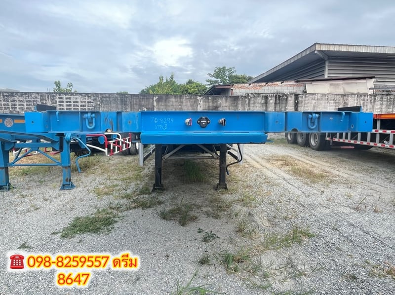 🇨🇷 หางพื้นเรียบ สามเพลา อู่ RCK ปี 2564 (8647)