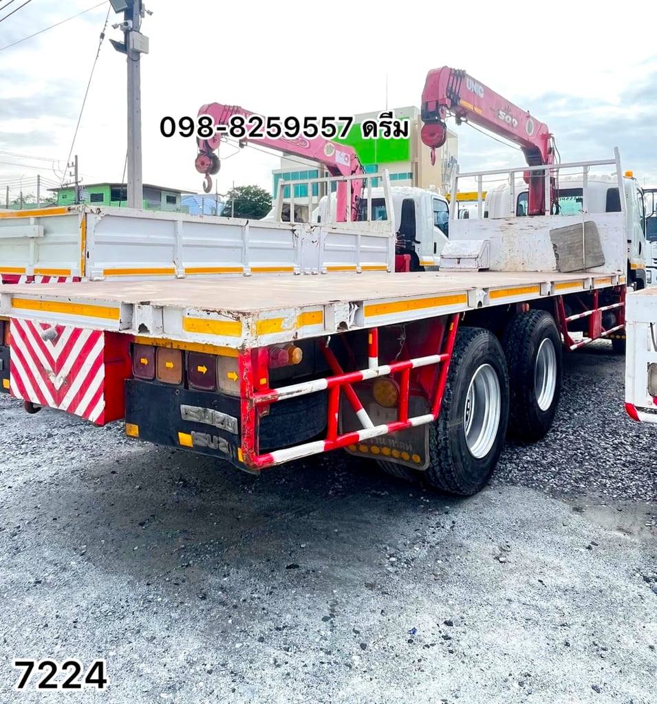 👉 หกล้อเครน ISUZU FTR  240 แรง ปี 2556 (7224)
