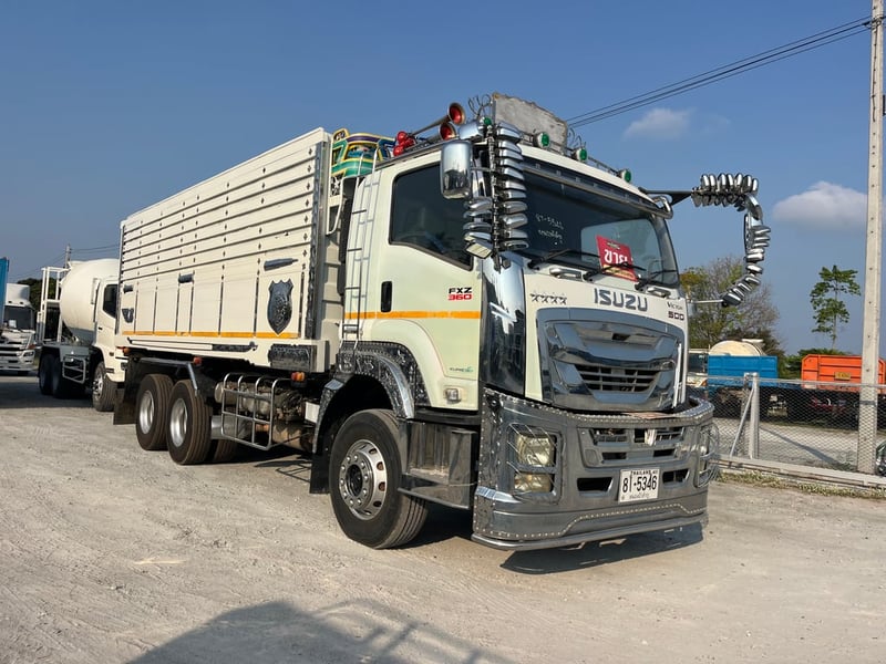 สิบล้อดั้มพ์ ISUZU FXZ 360 แรง ปี 2565 (5346)