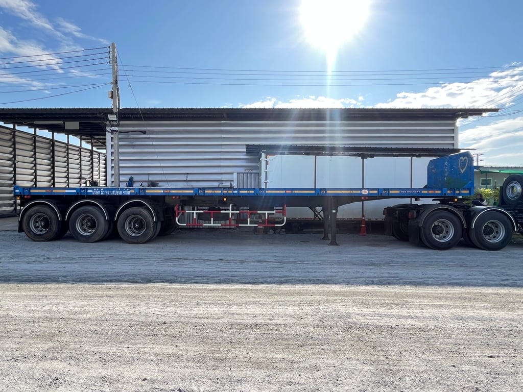 #หางพื้นเรียบสามเพลา อู่ RCK ปี 2565 (5249)