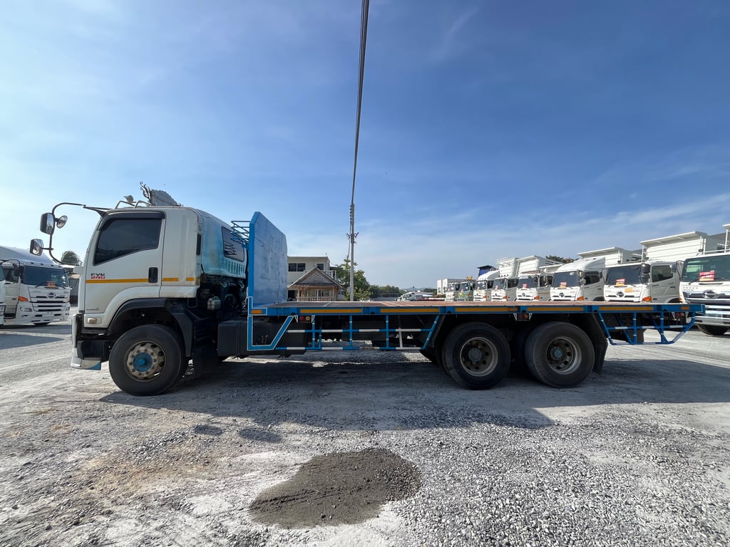 👉สิบล้อพื้นเรียบ ISUZU FVM 240 แรง ปี 2561 (1517) 👉สิบล้อพื้นเรียบ ISUZU FVM 240 แรง ปี 2561 (1517)