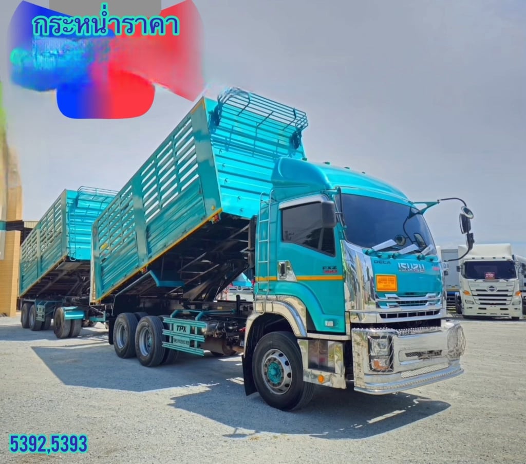 ‼️สิบล้อดั้มพ์ ISUZU FXZ 360 แรง ปี 2566 (5392 , 5393)