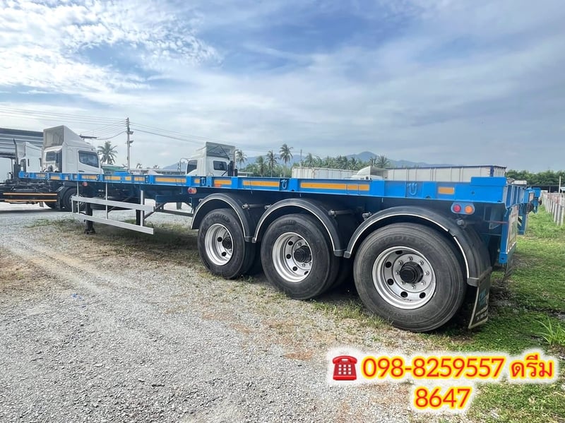 🇨🇷 หางพื้นเรียบ สามเพลา อู่ RCK ปี 2564 (8647)