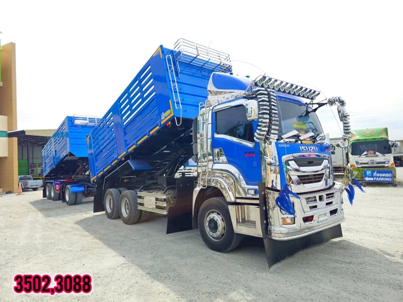 🇨🇷 สิบล้อดั้มพ์ ISUZU FXZ 360 แรง ปี 2566 ยาว 6.20 สูง 1.8 กว้าง 2.5 🇨🇷 หางดั้มพ์ สามเพลา อู่เดอะฟินิกซ์ ปี 2565 (3502,3088) 🇨🇷 สิบล้อดั้มพ์ ISUZU FXZ 360 แรง ปี 2566 ยาว 6.20 สูง 1.8 กว้าง 2.5 🇨🇷 หางดั้มพ์ สามเพลา อู่เดอะฟินิกซ์ ปี 2565 (3502,3088)