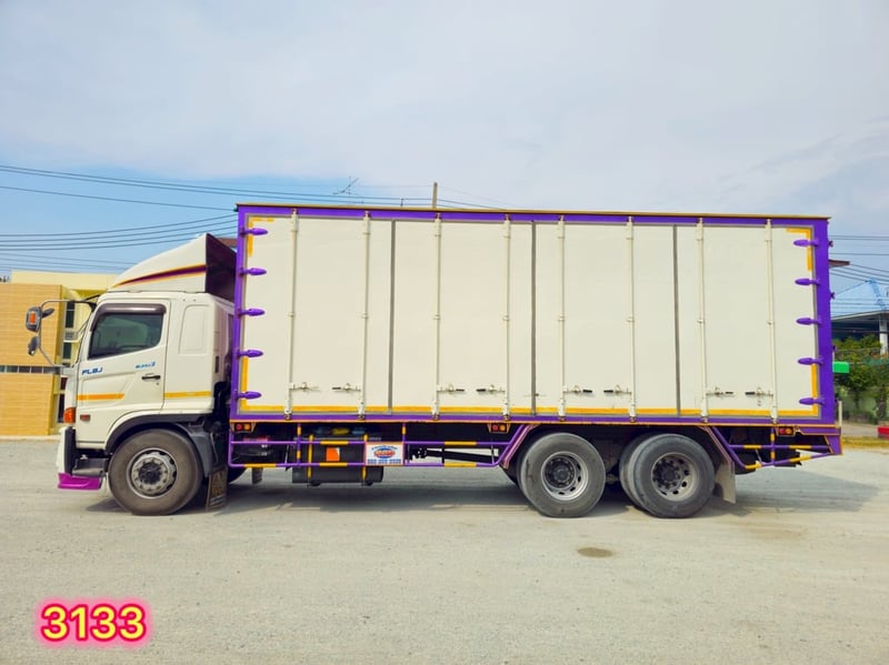 สิบล้อตู้สิบบาน HINO FL8J 260 แรง ปี 2560 (3133)