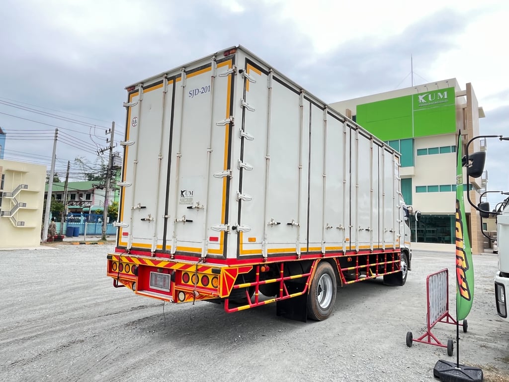 🇨🇷 หกล้อตู้สิบบาน HINO FG8J 212 แรง ปี 2556 (0988)