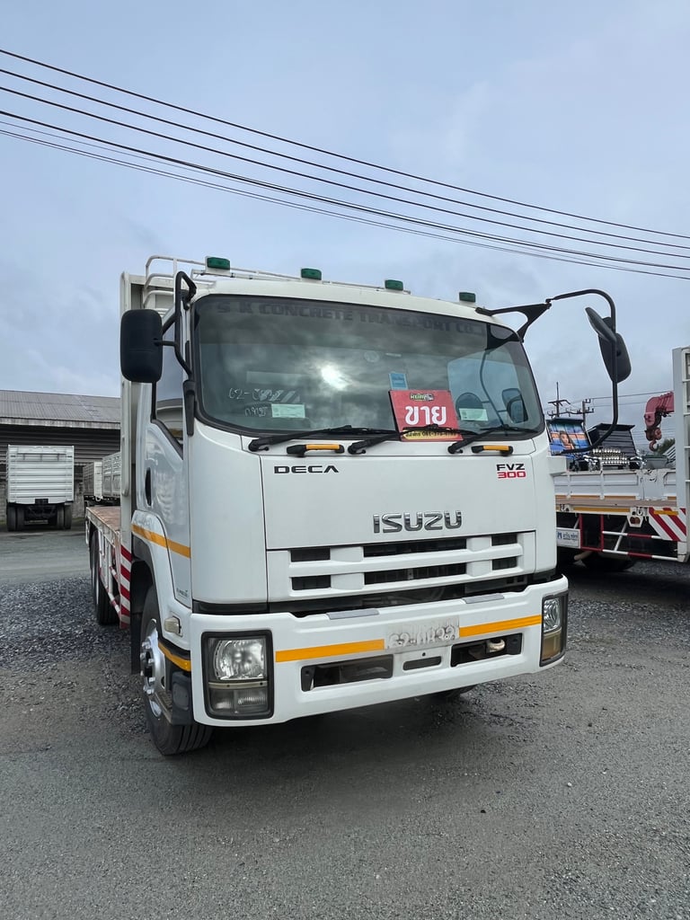 #สิบล้อพื้นเรียบ ISUZU FVZ 300แรง  (0832)