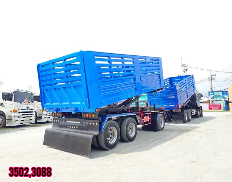 🇨🇷 สิบล้อดั้มพ์ ISUZU FXZ 360 แรง ปี 2566 ยาว 6.20 สูง 1.8 กว้าง 2.5 🇨🇷 หางดั้มพ์ สามเพลา อู่เดอะฟินิกซ์ ปี 2565 (3502,3088)