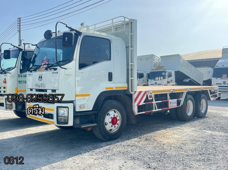 ‼️ สิบล้อพื้นเรียบ ISUZU FVZ 300  แรง ปี 2557   (0812)
