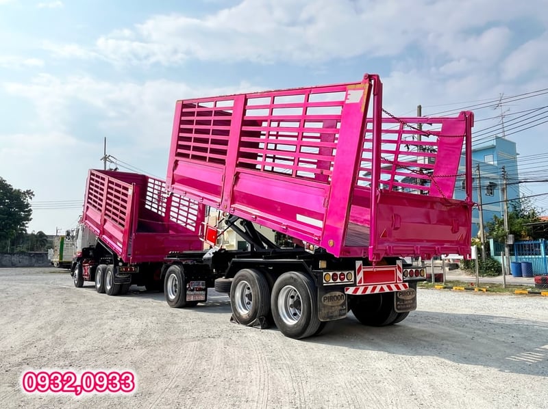 สิบล้อดั้มพ์ HINO FM1A 344 แรง ปี 2565 หางดั้มพ์ สามเพลา อู่พิรุธ ปี 2565  (0932,0933)