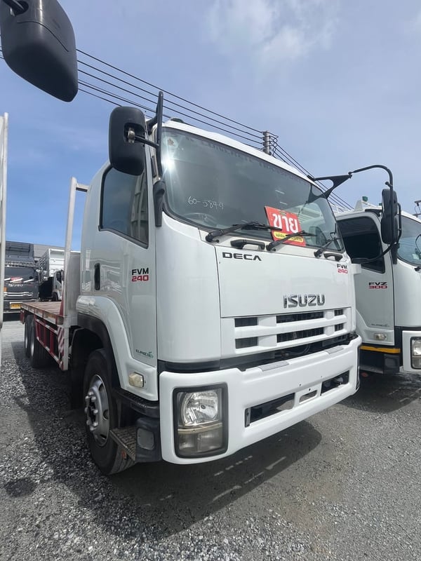 ‼️ สิบล้อพื้นเรียบ ISUZU FVM 240 แรง ปี 2555  (5844)