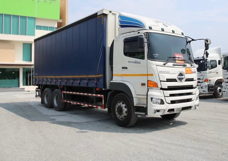 สิบล้อตู้ผ้าใบ HINO FL1A 344 แรง ปี 2567  (5506)