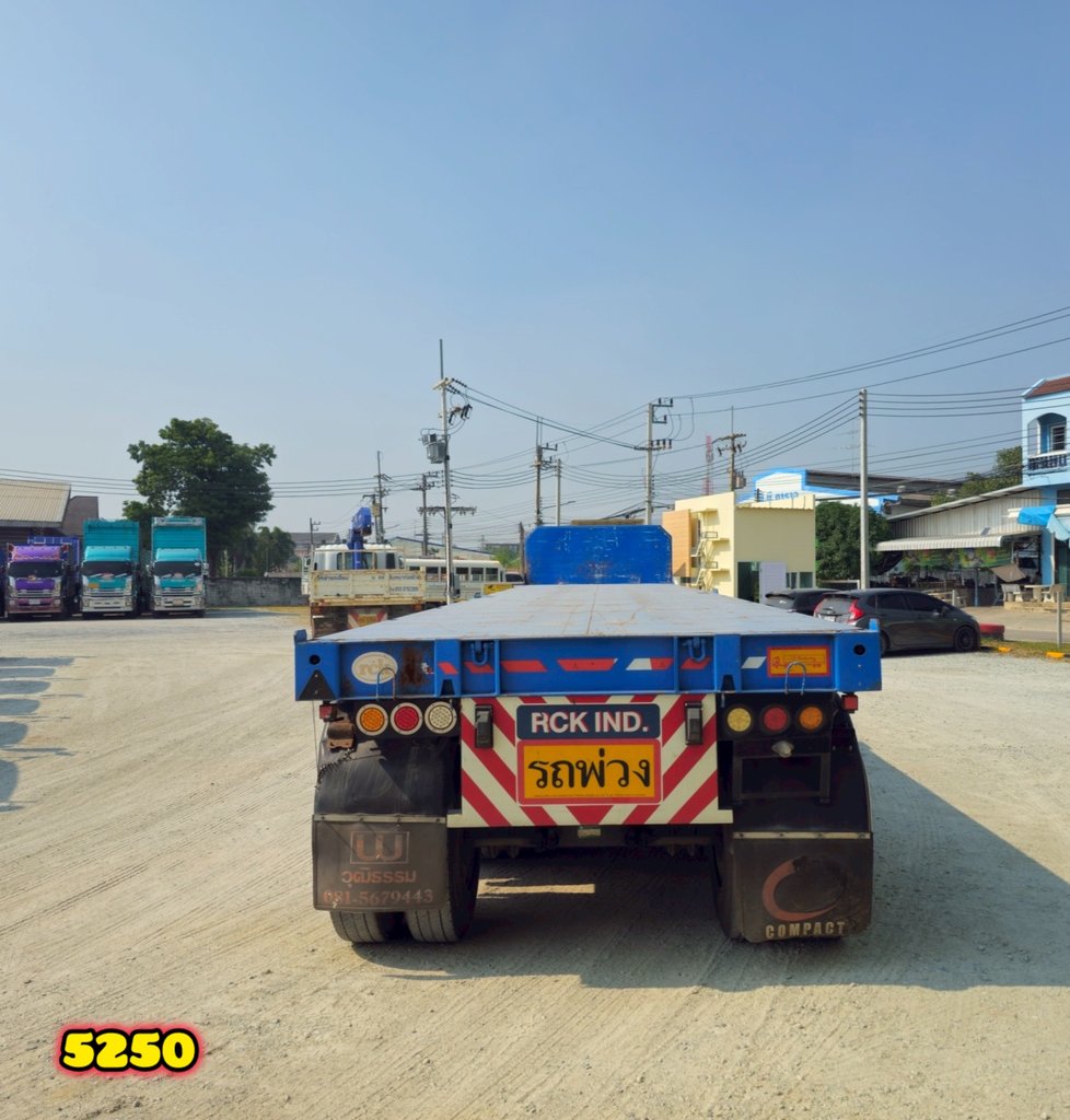 🇨🇷 หางพื้นเรียบ สามเพลา อู่ RCK ปี 2565 (5250) 🇨🇷 หางพื้นเรียบ สามเพลา อู่ RCK ปี 2565 (5250)