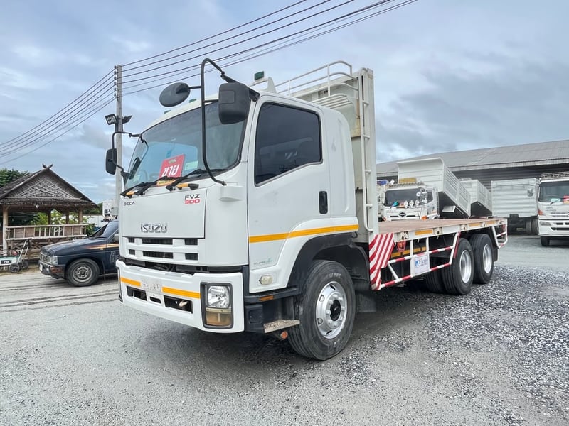 #สิบล้อพื้นเรียบ ISUZU FVZ 300แรง  (0832)