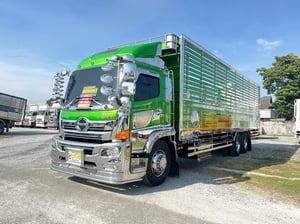 👉 สิบล้อคอก HINO FL8J 260 แรง ปี 2566 (5115)
