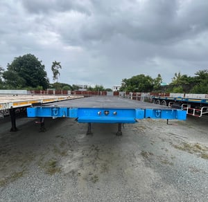 🔥หางพื้นเรียบ สามเพลา อู่CIMC ปี64 (8294) 🔥หางพื้นเรียบ สามเพลา อู่CIMC ปี64 (8294)