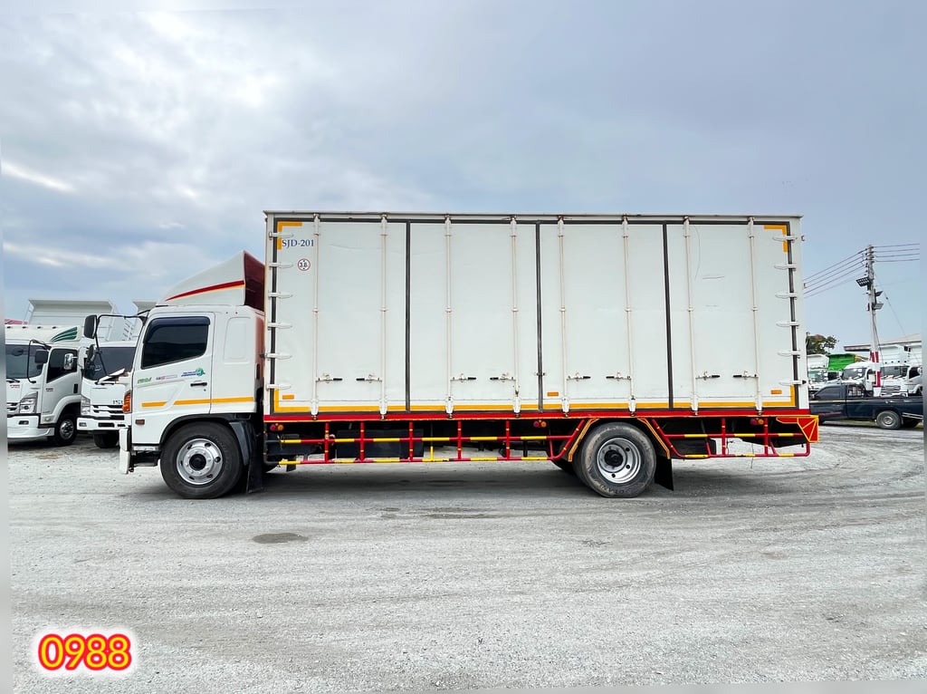 🔥 #หกล้อตู้สิบบาน HINO FG8J 212 แรง ปี 2556 (0988)
