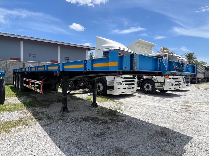 #หางพื้นเรียบสามเพลา อู่เสรีชัยพัฒนา ปี 2564 (4380) #หางพื้นเรียบสามเพลา อู่เสรีชัยพัฒนา ปี 2564 (4380)