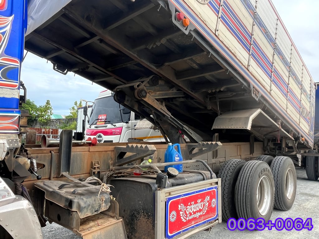สิบล้อดั้มพ์ HINO FM1A 344,หางดั้มพ์ สามเพลา อู่ซุนชัย (0063) สิบล้อดั้มพ์ HINO FM1A 344,หางดั้มพ์ สามเพลา อู่ซุนชัย (0063)