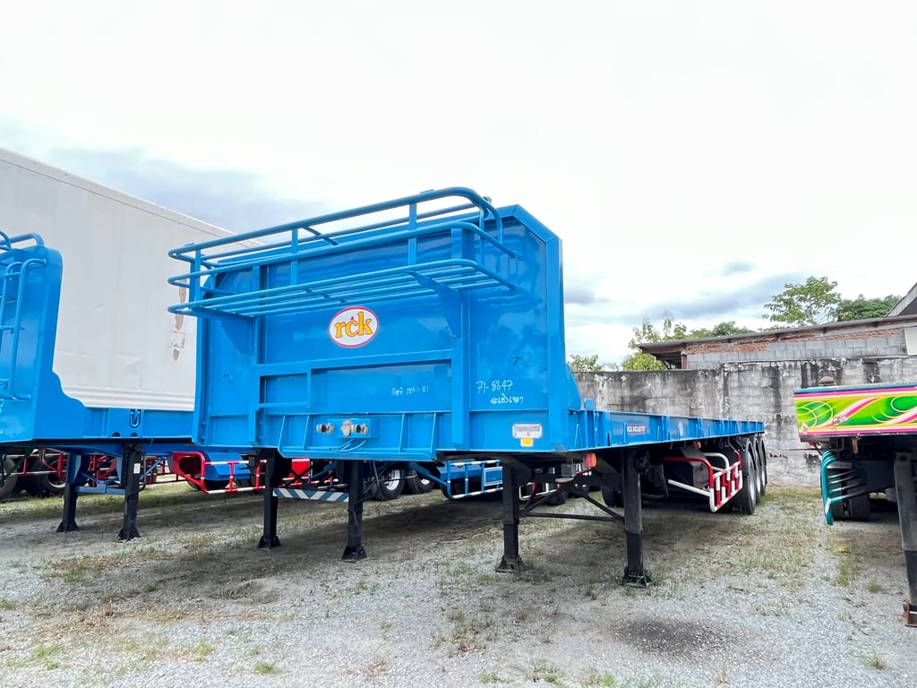 #หางพื้นเรียบสามเพลา อู่ RCK ปี 2564 (8647)