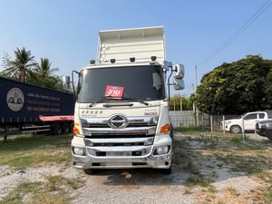 สิบล้อดั้มพ์ HINO  FM1A 344 แรง ปี 2560 หางดั้มพ์ สองเพลา อู่แม็กเทรลเลอร์ ปี 2565 (2539,3778)