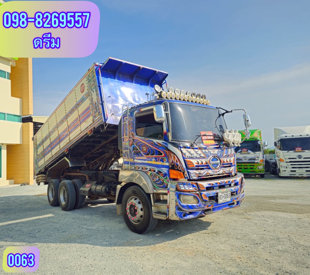 👉สิบล้อดั้มพ์ HINO FM1A 344  ปี 2560 (0063)