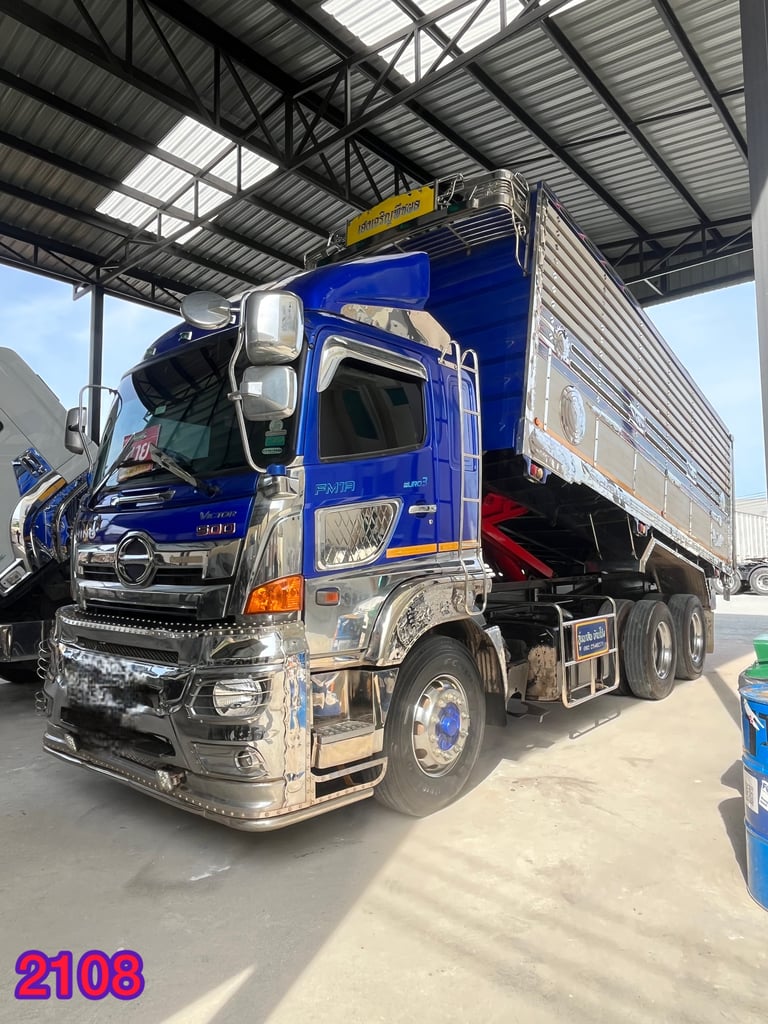 🔥 สิบล้อดั้มพ์ HINO FM1A 344 แรง ปี 2566 (2108)