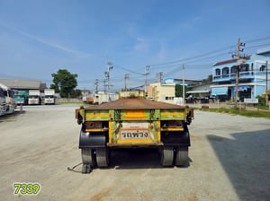 🇨🇷 หางพื้นเรียบ สามเพลา อู่ BPT ปี 2558 (7339)