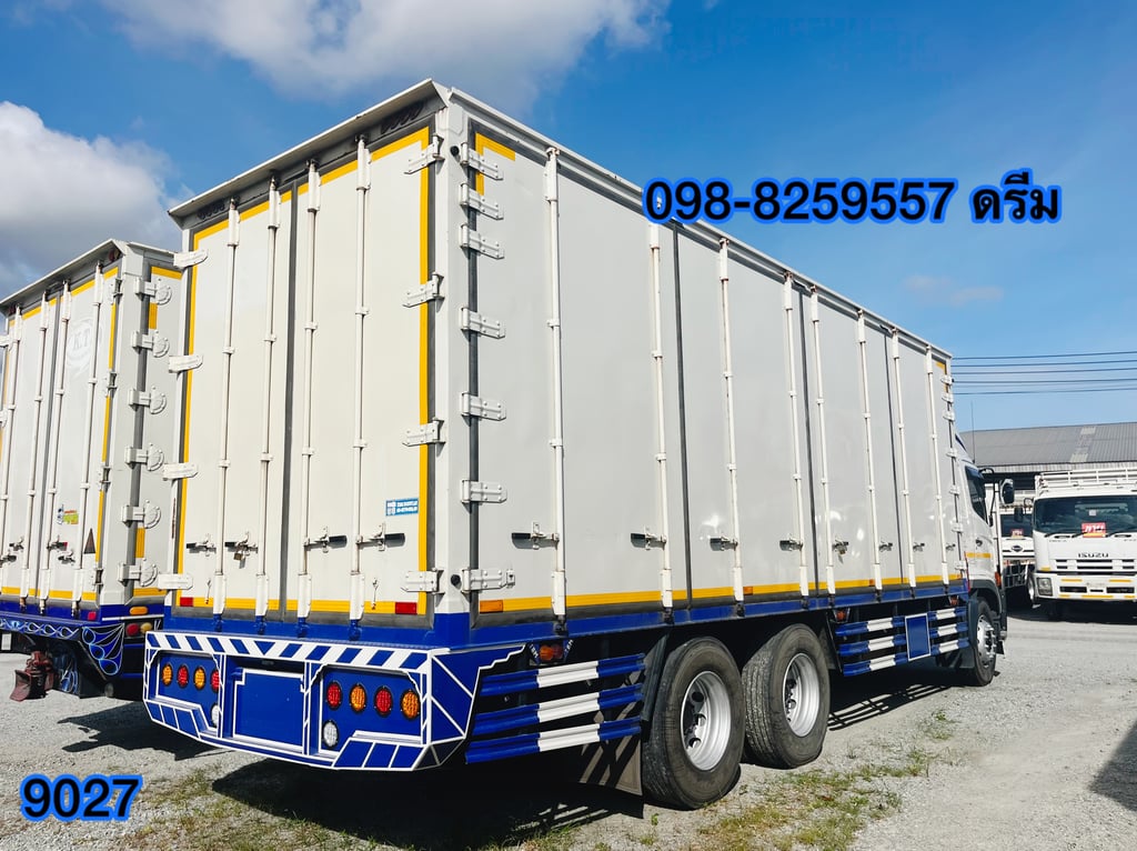🔥 สิบล้อตู้สิบบาน HINO FL8J 260 แรง ปี 2565 (9027) 🔥 สิบล้อตู้สิบบาน HINO FL8J 260 แรง ปี 2565 (9027)