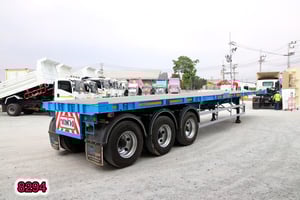 🇨🇷 หางพื้นเรียบ สามเพลา อู่ CIMC ปี2564 (8294) 🇨🇷 หางพื้นเรียบ สามเพลา อู่ CIMC ปี2564 (8294)