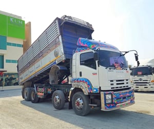 12 ล้อดั้มพ์เกษตร ISUZU FYH  360 แรงม้า ปี 2555 (0856)