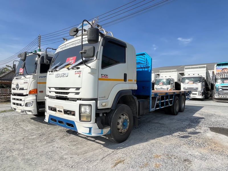 👉สิบล้อพื้นเรียบ ISUZU FVM 240 แรง ปี 2561 (1517) 