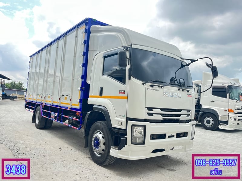 ‼️หกล้อตู้สิบบาน ISUZU  FTR 240 แรง  ปี 2566 (3438)