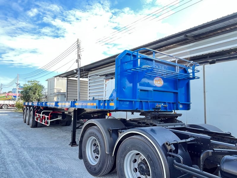 #หางพื้นเรียบสามเพลา อู่ RCK ปี 2565 (5249) #หางพื้นเรียบสามเพลา อู่ RCK ปี 2565 (5249)